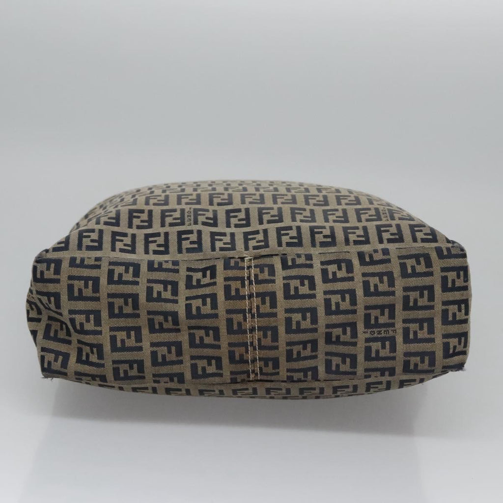 FENDI Zucchino Canvas Tote Bag Navy 110364