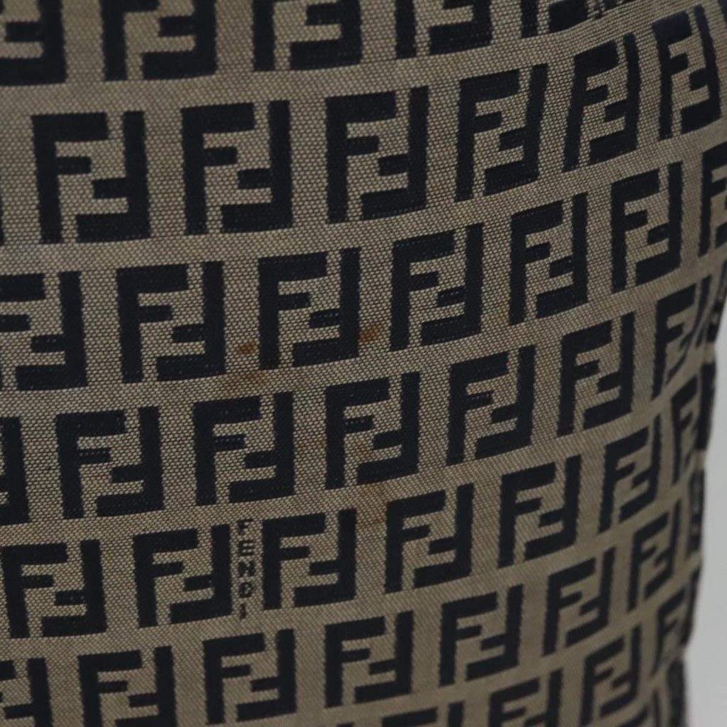 FENDI Zucchino Canvas Tote Bag Navy 110364