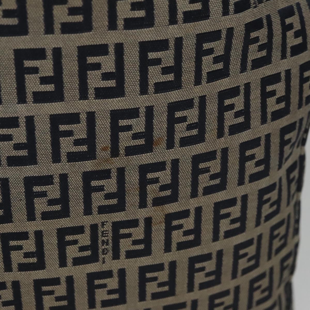 FENDI Zucchino Canvas Tote Bag Navy 110364