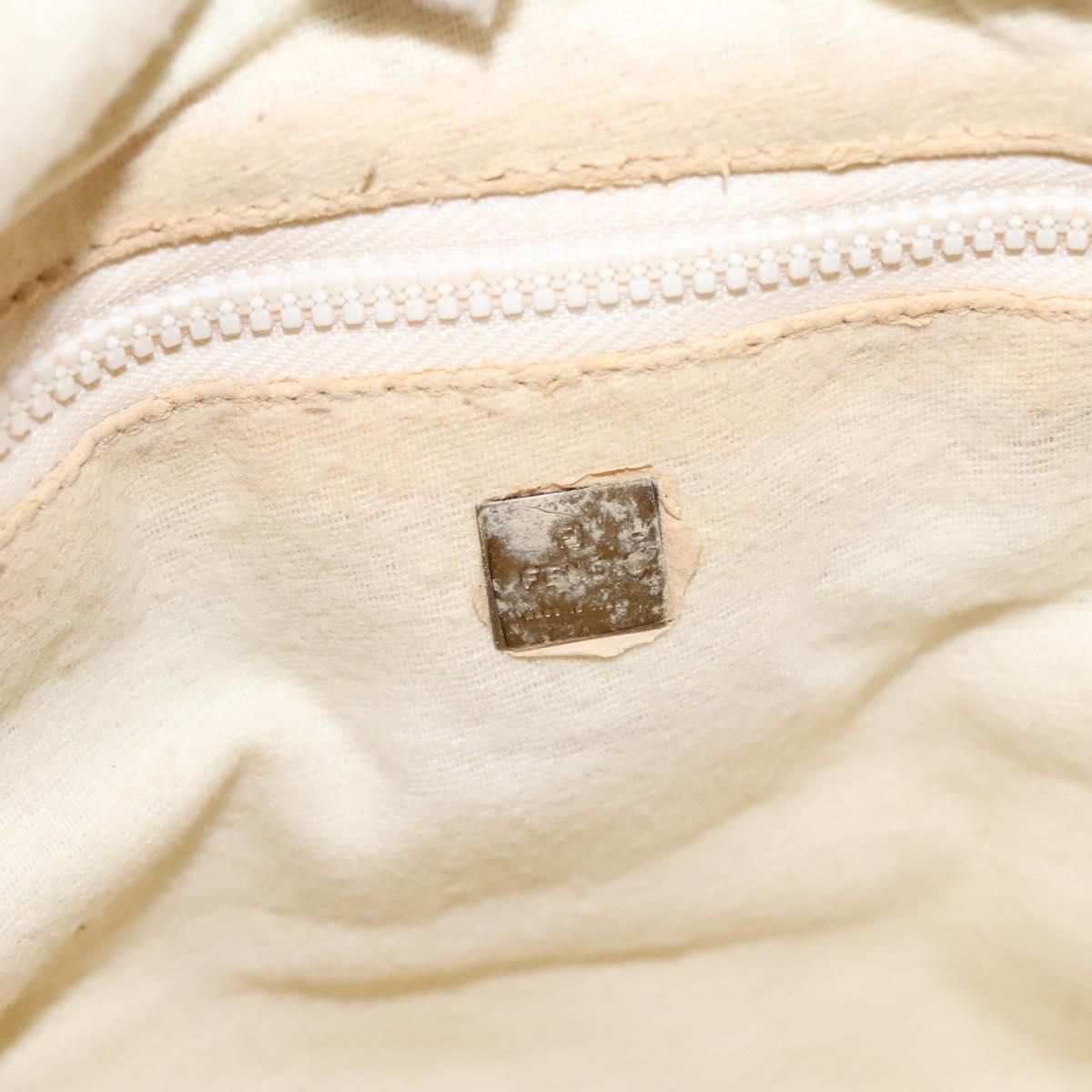 FENDI Zucca Canvas Hand Bag Brown 110512