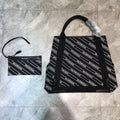 Balen Navy MeGLAMIum Cabas Tote Bag In Black, For Women,  Bags 14.1in/36cm