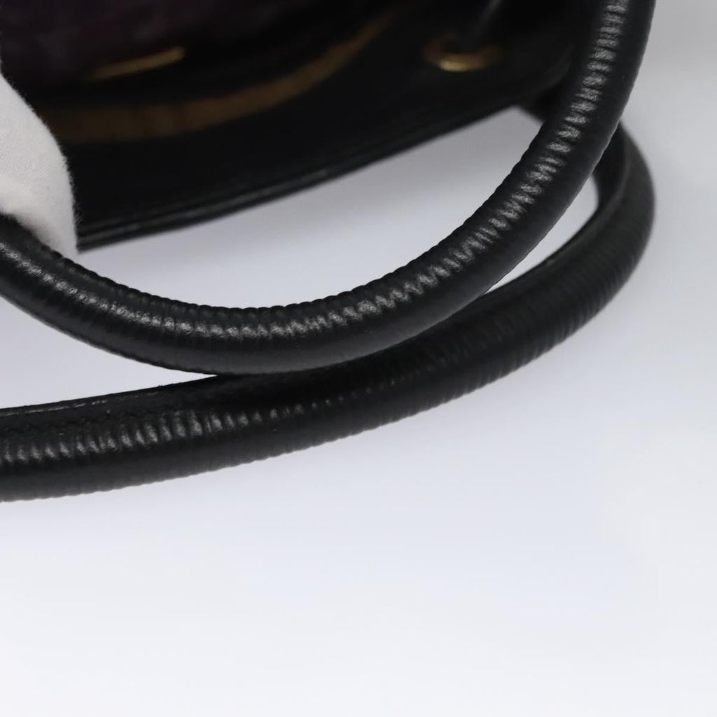 FENDI Zucca Canvas Hand Bag 2way Brown Black 110819