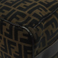 FENDI Zucca Canvas Vanity Pouch Brown Black gold 110820