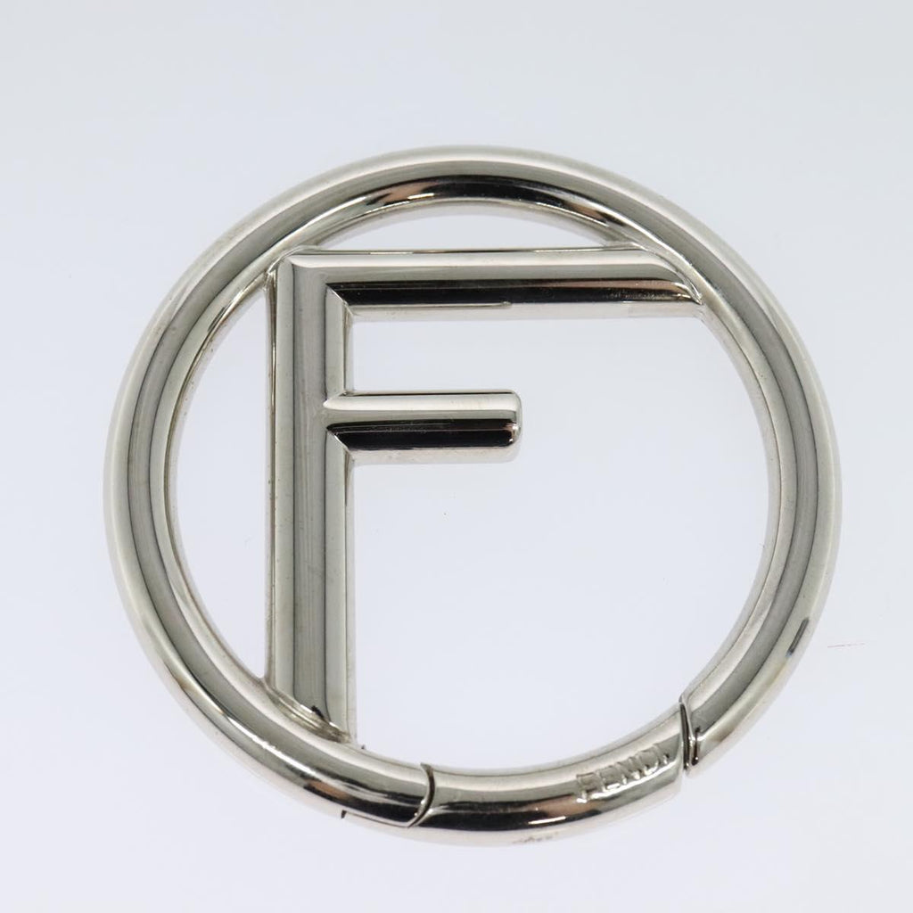 FENDI Triplet Clutch Bag Leather Blue White black 110886