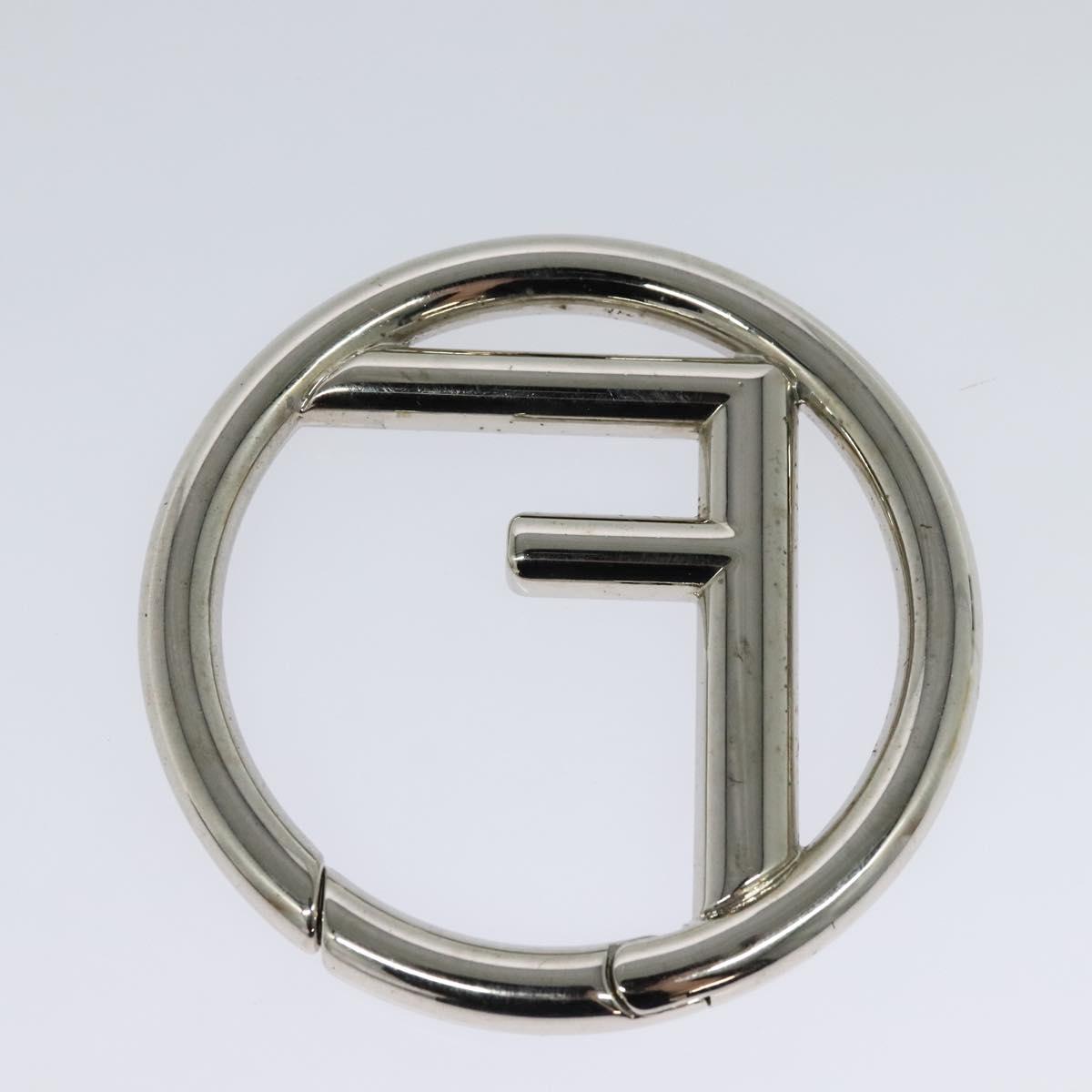 FENDI Triplet Clutch Bag Leather Black 110887