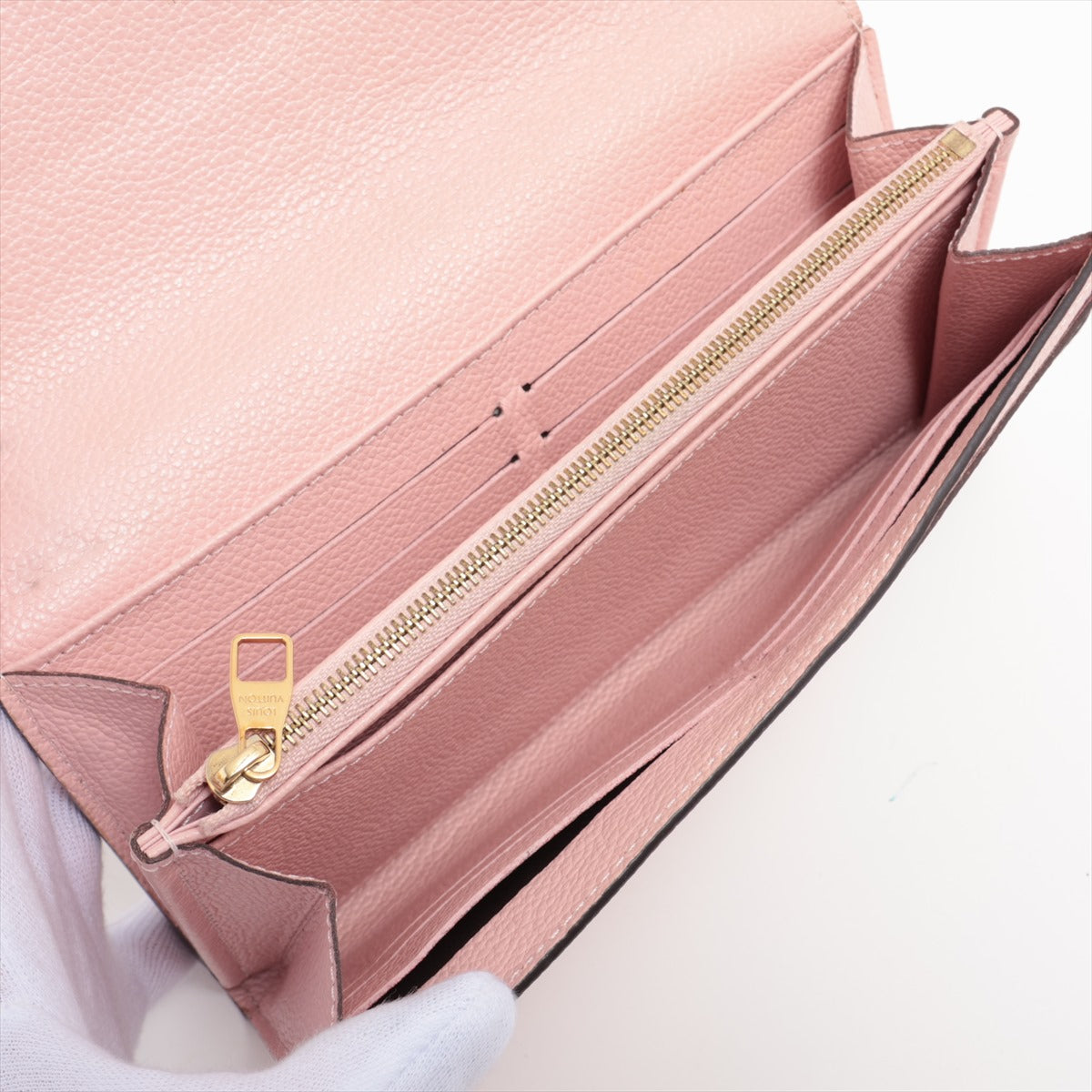 Louis Vuitton Amplant Portefoliosara M61291 Rose Valerie Wallet