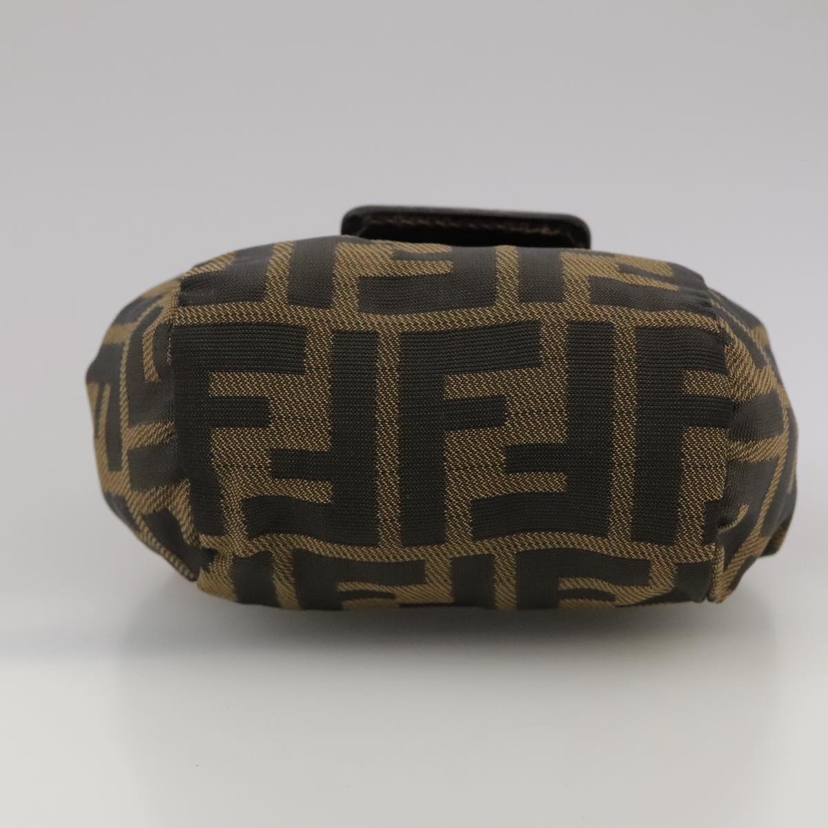 FENDI Zucca Canvas Pouch Brown Black 111183