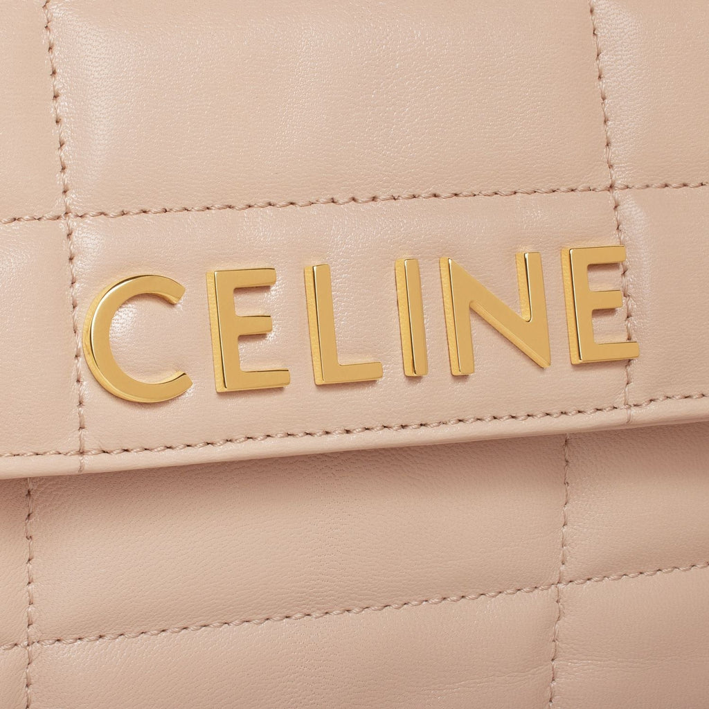 CELINE SHOULDER BAG MATELASSE MONOCHROME