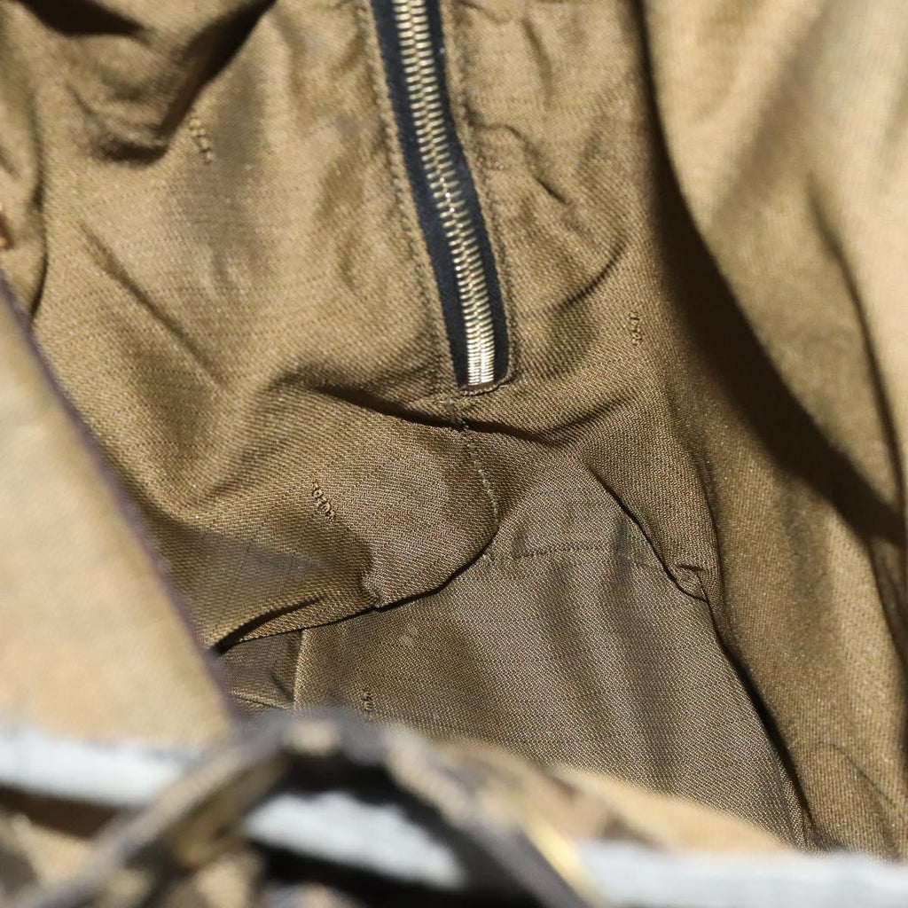 FENDI Zucca Canvas Backpack Brown Black gold 111351