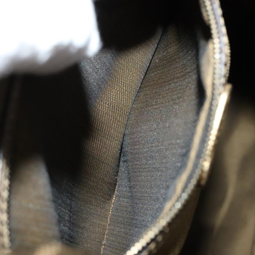 FENDI Zucca Canvas Backpack Brown Black gold 111351