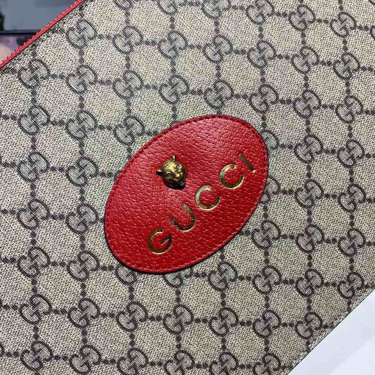 Glami Neo Vintage Glami Supreme Pouch Beige/Red For Women 12in/30cm Glami