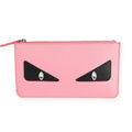 FENDI Pink Vitello Elite Monster Clutch