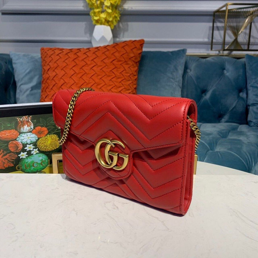 Glami Marmont MatelassÃƒÂ© Mini Bag Dusty Red MatelassÃƒÂ© For Women 8in/20cm Glami 474575