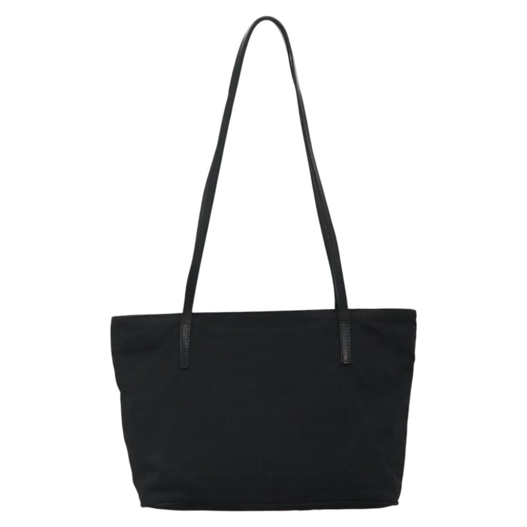 FENDI Zucca Canvas Shoulder Bag Black 111928