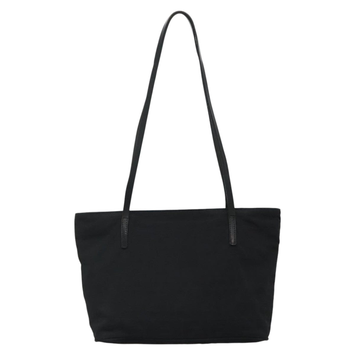FENDI Zucca Canvas Shoulder Bag Black 111928
