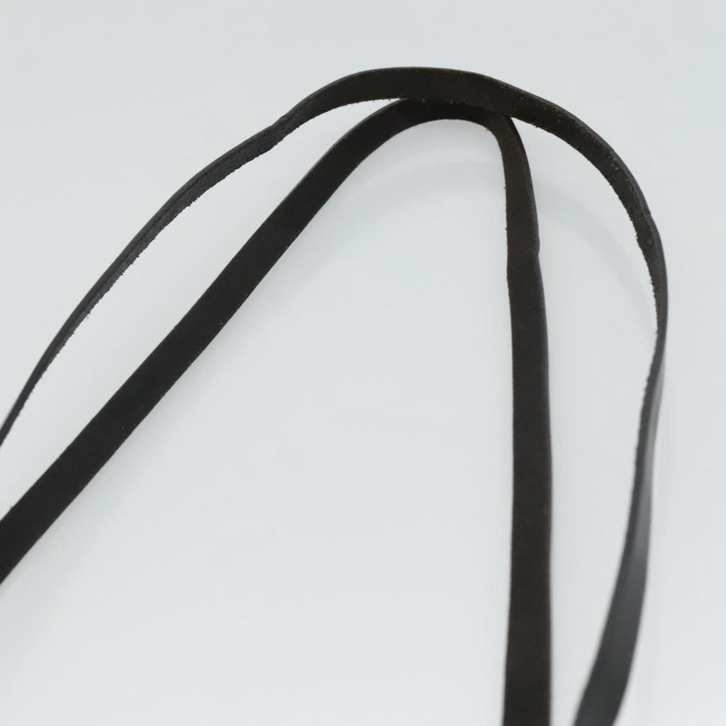 FENDI Zucca Canvas Shoulder Bag Black 111928