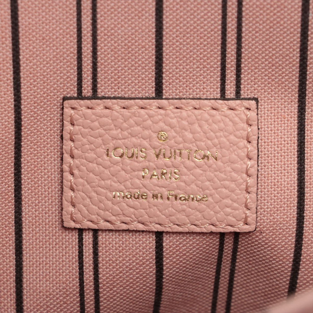Louis Vuitton Rose Ballerine Monogram Empreinte Leather Pochette Metis [Clearance Sale]