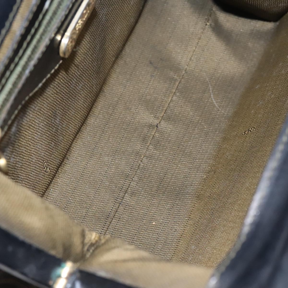 FENDI Zucca Canvas Hand Bag Brown 113221