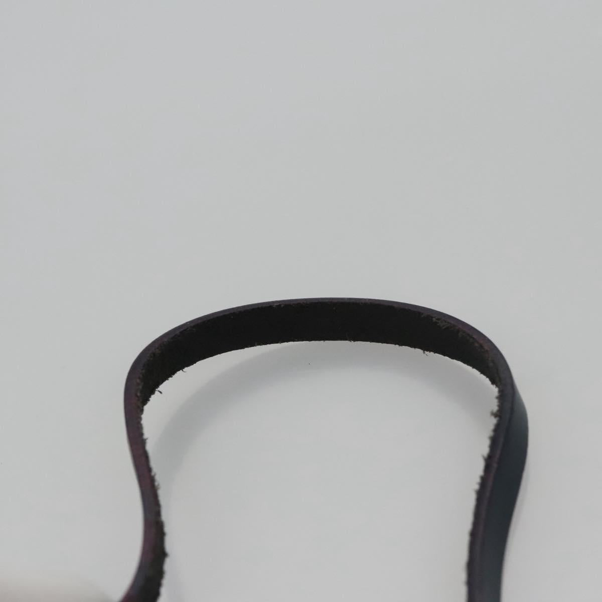 FENDI Zucchino Canvas Hand Bag Navy 113285