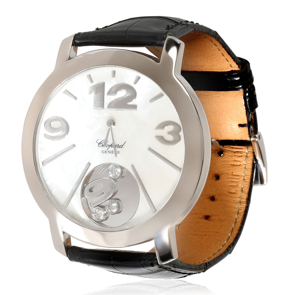 CHOPARD Happy Sport Happy Time 20/7449 Unisex Watch in 18kt White Gold