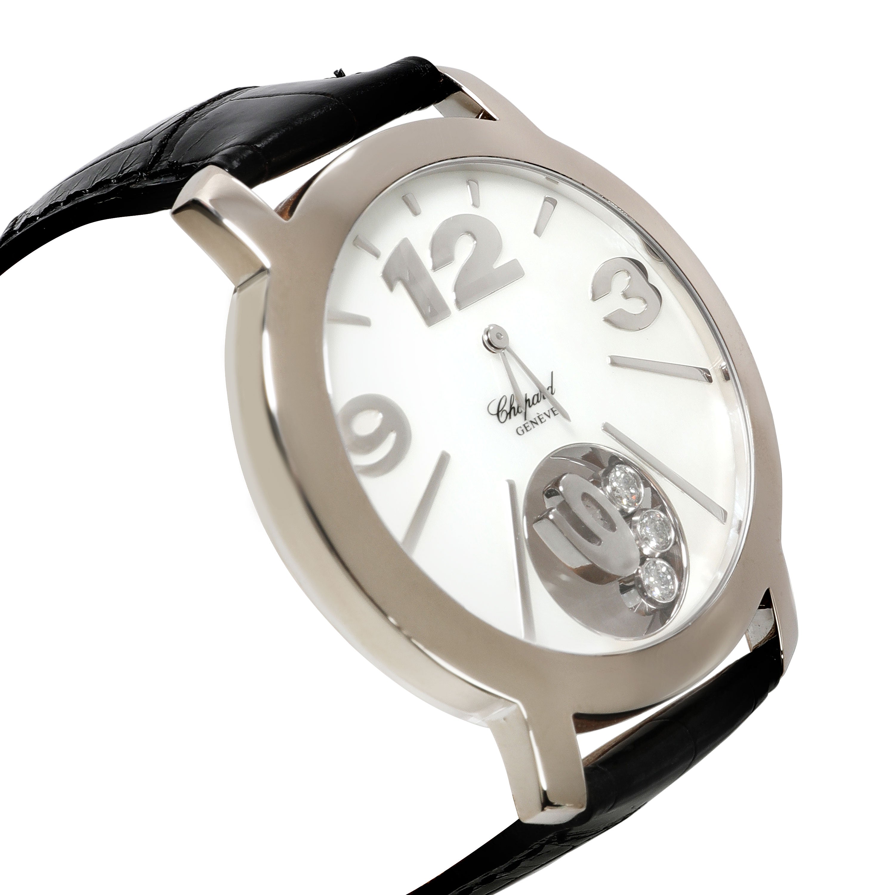 CHOPARD Happy Sport Happy Time 20/7449 Unisex Watch in 18kt White Gold