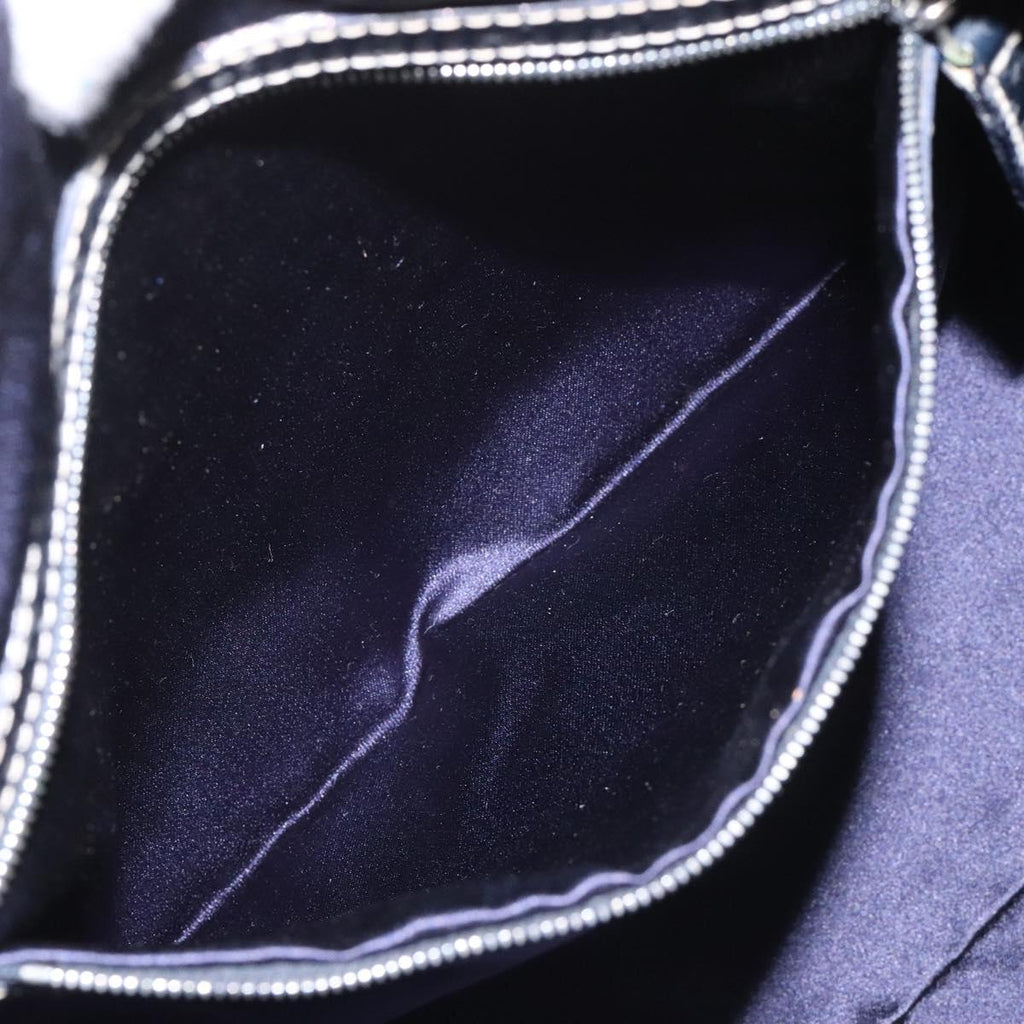 FENDI Zucchino Canvas Hand Bag Navy 114454