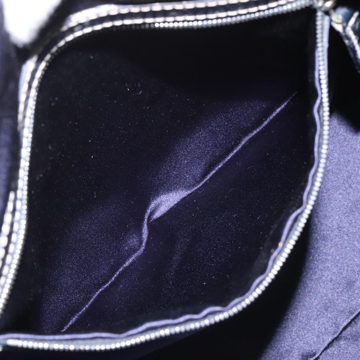 FENDI Zucchino Canvas Hand Bag Navy 114454