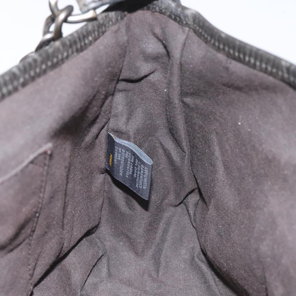 FENDI Zucca Canvas Shoulder Bag Brown Black 114514