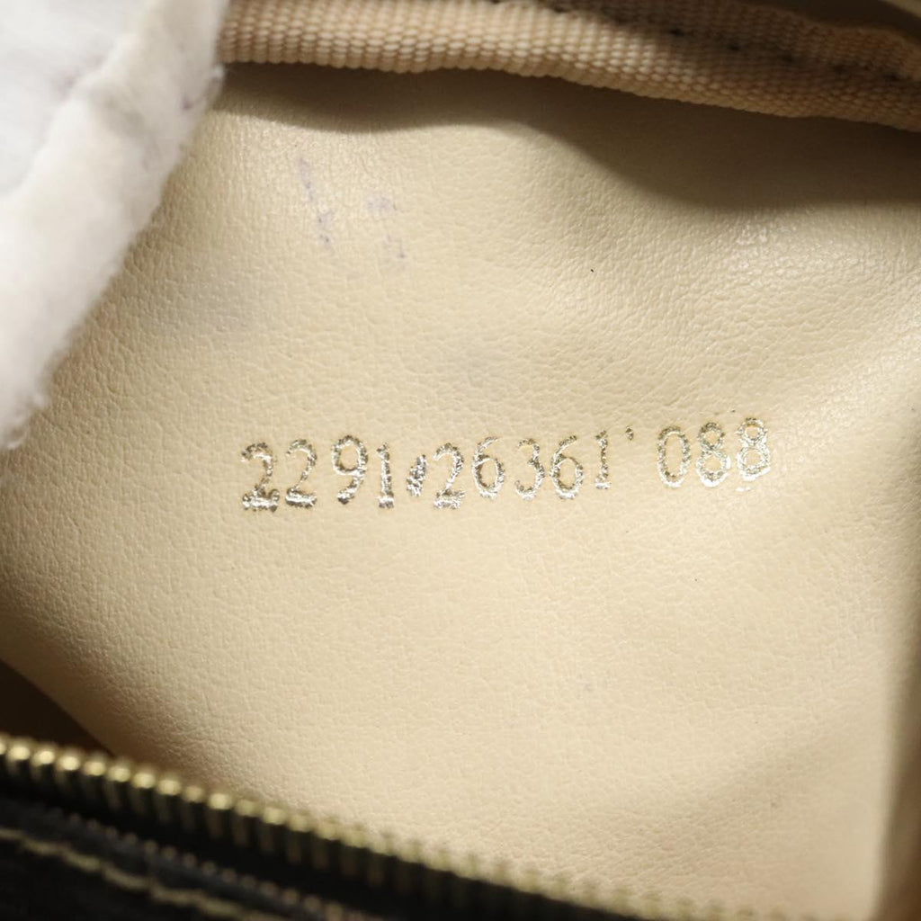 FENDI Zucca Canvas Pouch Brown Black 114599