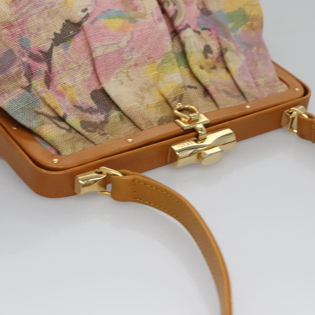 FENDI Shoulder Bag Canvas Beige 115319