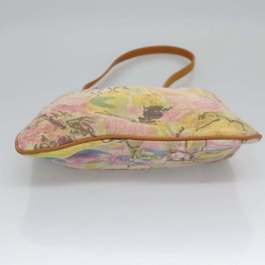 FENDI Shoulder Bag Canvas Beige 115319