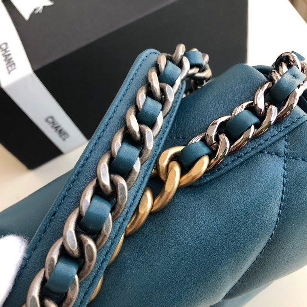 CHL 19 Handbag Teal For Women, Women’s Bags, Shoulder And Crossbody Bags 10.2in/26cm AS1160