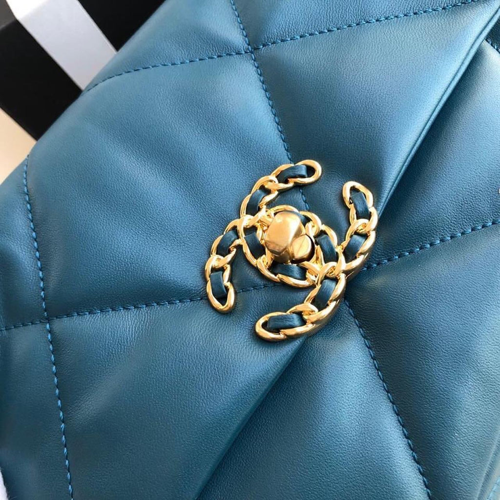 CHL 19 Large Handbag Teal For Women, Women’s Bags, Shoulder And Crossbody Bags 11.8in/30cm AS1161