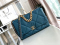 CHL 19 Maxi Handbag Teal For Women, Women’s Bags, Shoulder And Crossbody Bags 14in/36cm AS1162