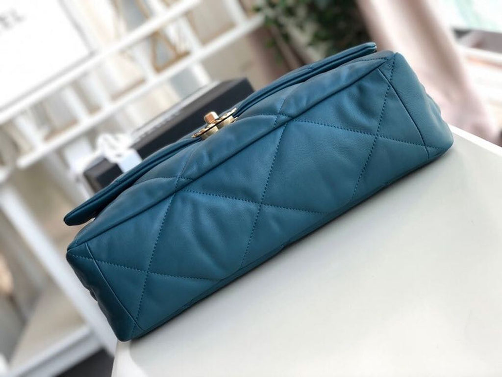 CHL 19 Maxi Handbag Teal For Women, Women’s Bags, Shoulder And Crossbody Bags 14in/36cm AS1162
