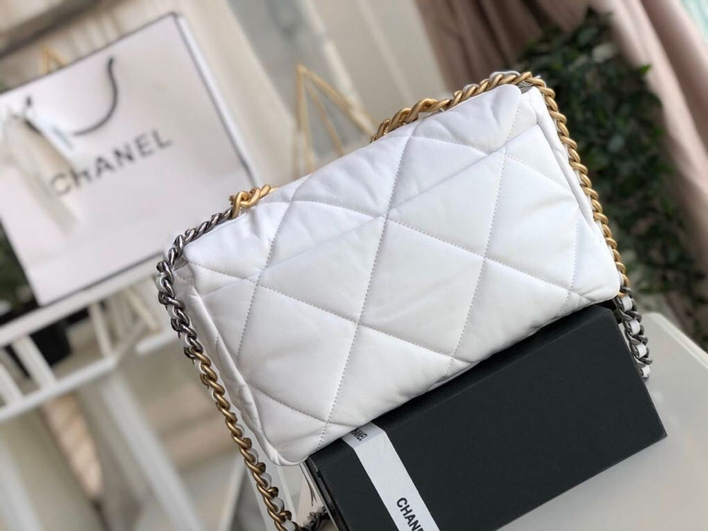 CHL 19 HandBag White For Women 11.8in/30cm
