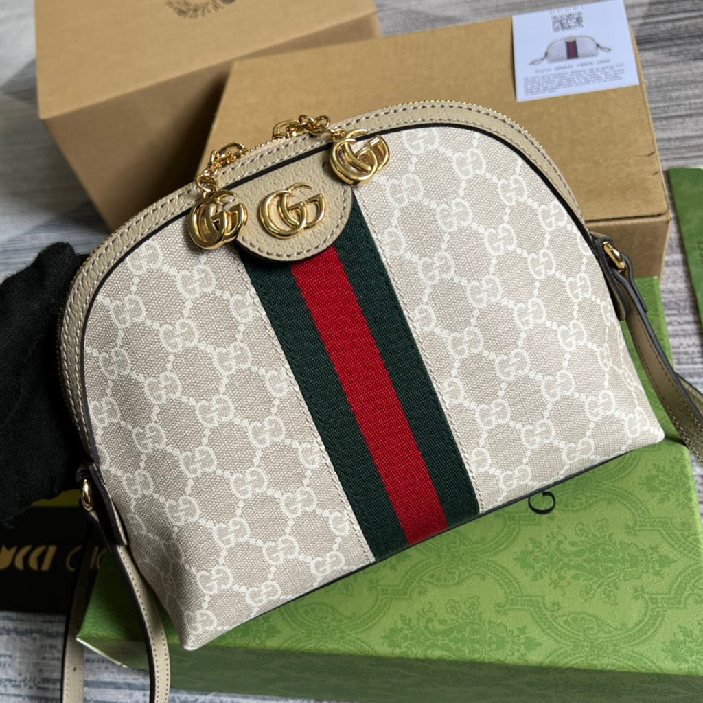 gg Ophidia Small gg Shoulder Bag Beige For Women, Women’s Bags 9.2in/24cm gg ‎499621 UULAG 9682