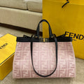 FI GlamI X-tote Bag Pink Canvas For Women, Handbags, Shoulder Bags 16.1in/41cm FF 8BH374