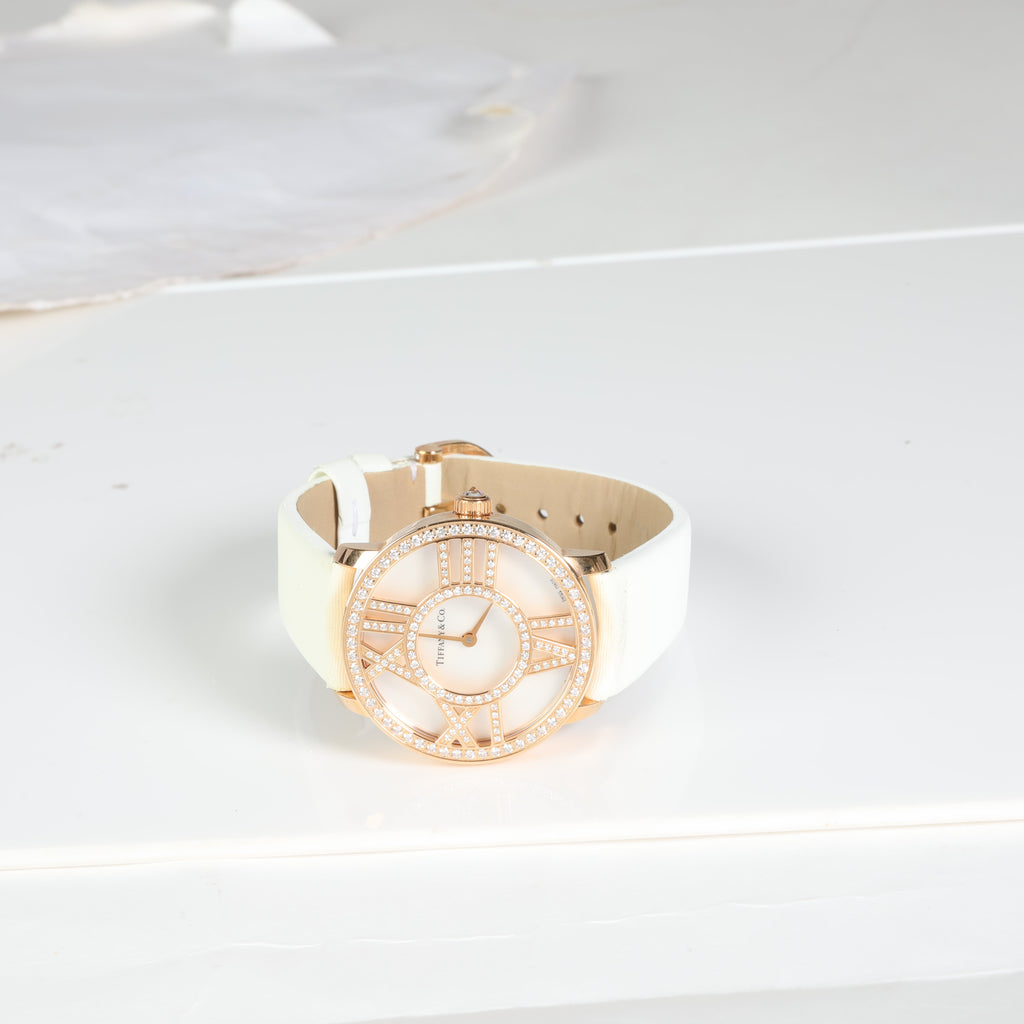 TIFFANY & CO. Atlas Cocktail Z1901.10.30E91A40B Women's Watch in 18kt Rose Gold