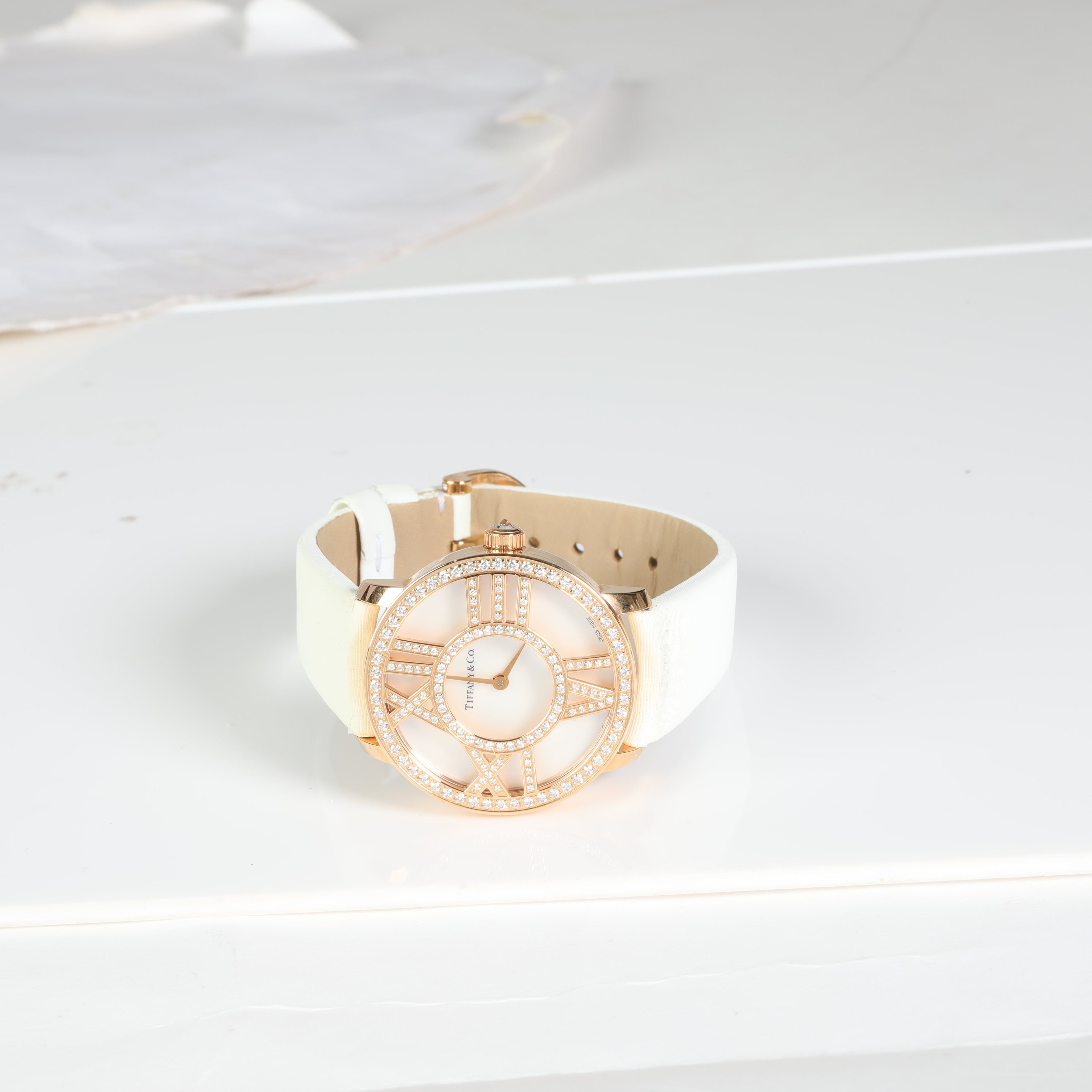 TIFFANY & CO. Atlas Cocktail Z1901.10.30E91A40B Women's Watch in 18kt Rose Gold