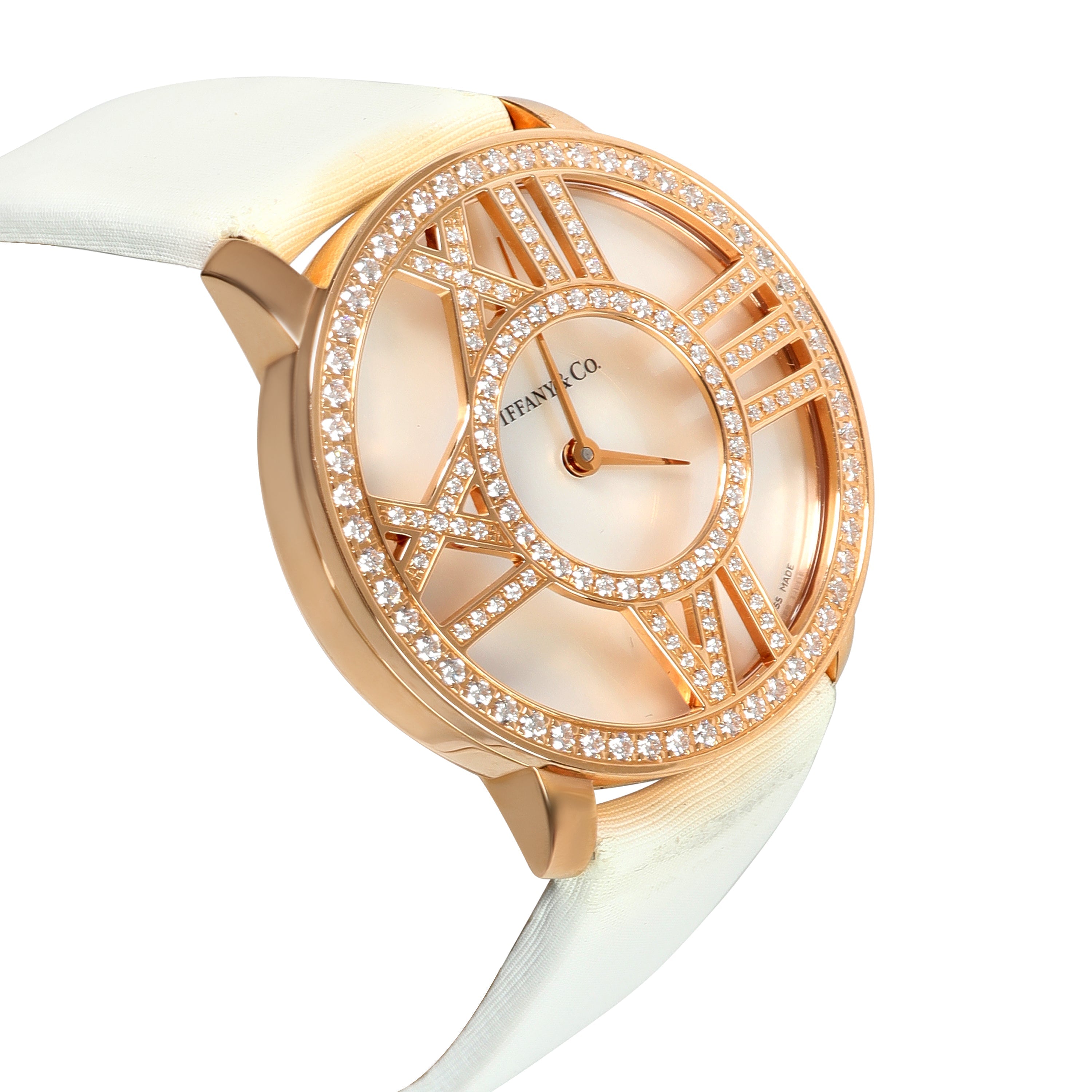 TIFFANY & CO. Atlas Cocktail Z1901.10.30E91A40B Women's Watch in 18kt Rose Gold