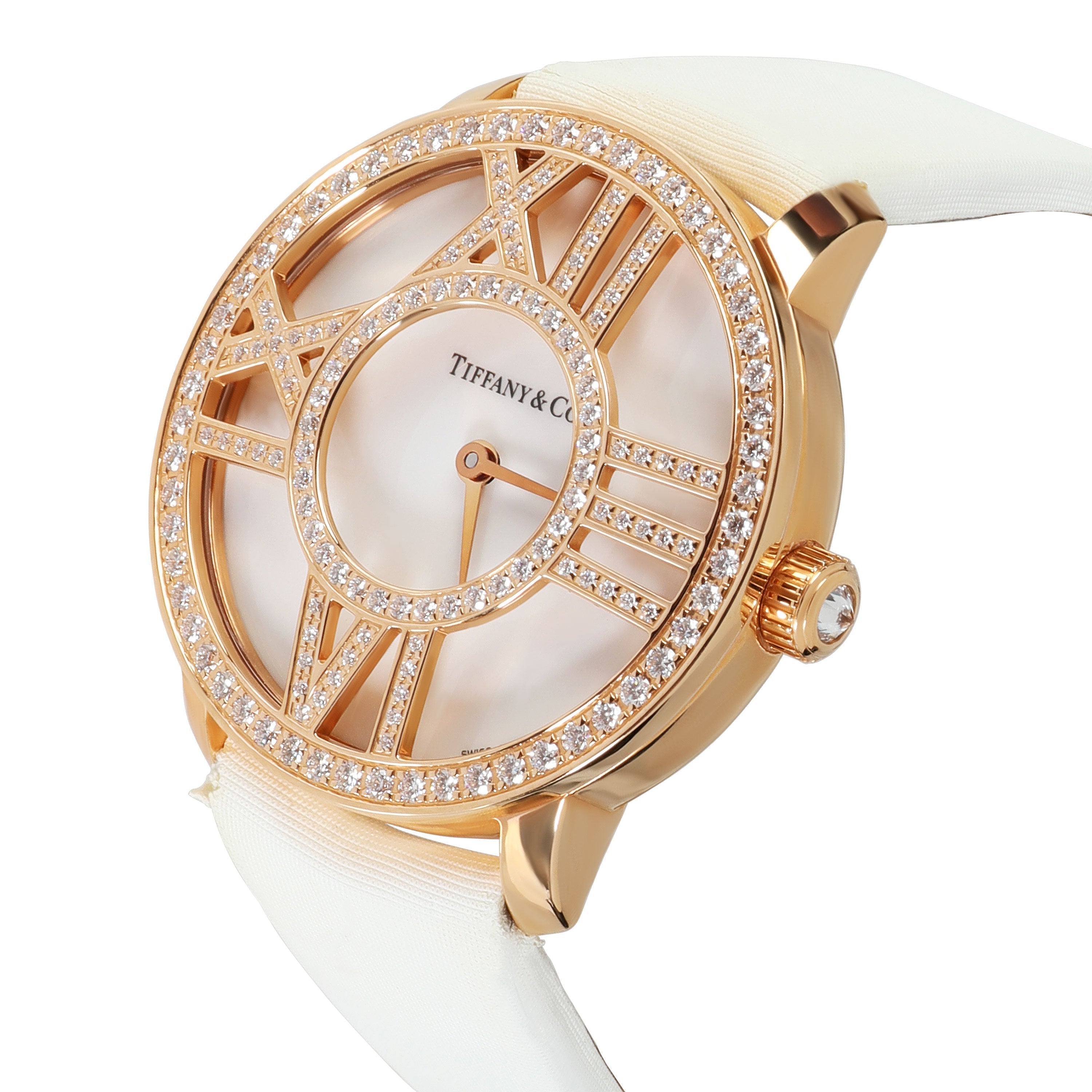 TIFFANY & CO. Atlas Cocktail Z1901.10.30E20A40B Women's Watch in 18kt Rose Gold