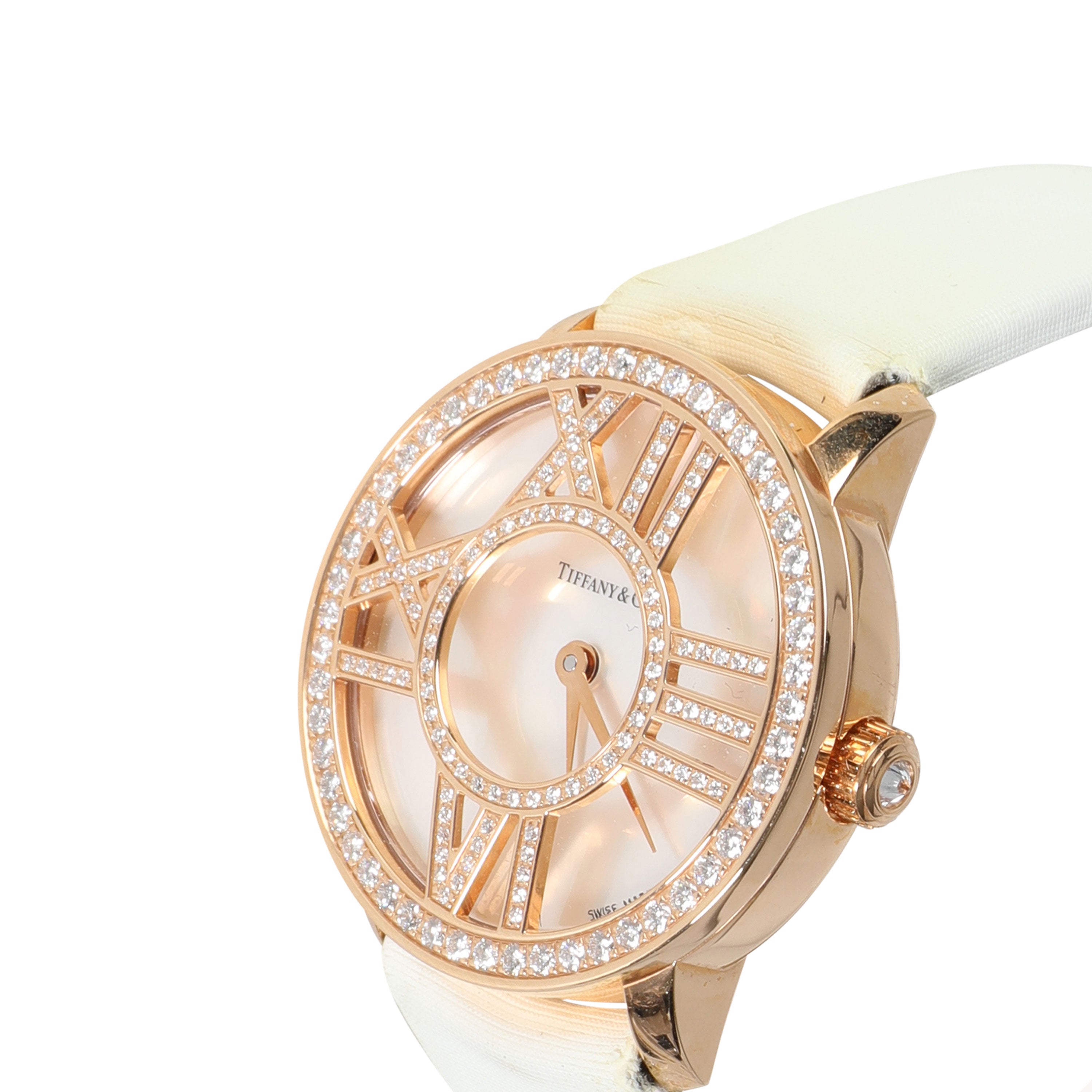 TIFFANY & CO. Atlas Cocktail Z1900.10.30691A40B Women's Watch in 18kt Rose Gold