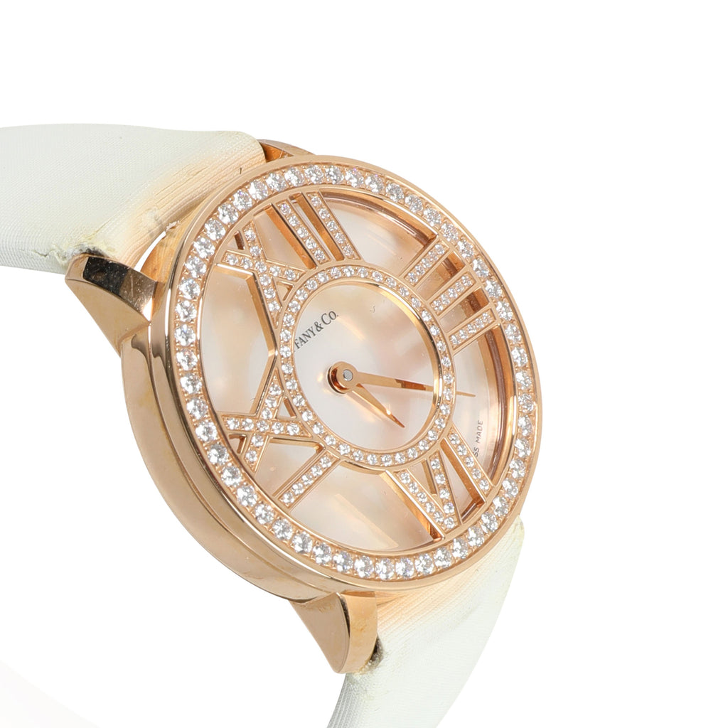 TIFFANY & CO. Atlas Cocktail Z1900.10.30691A40B Women's Watch in 18kt Rose Gold