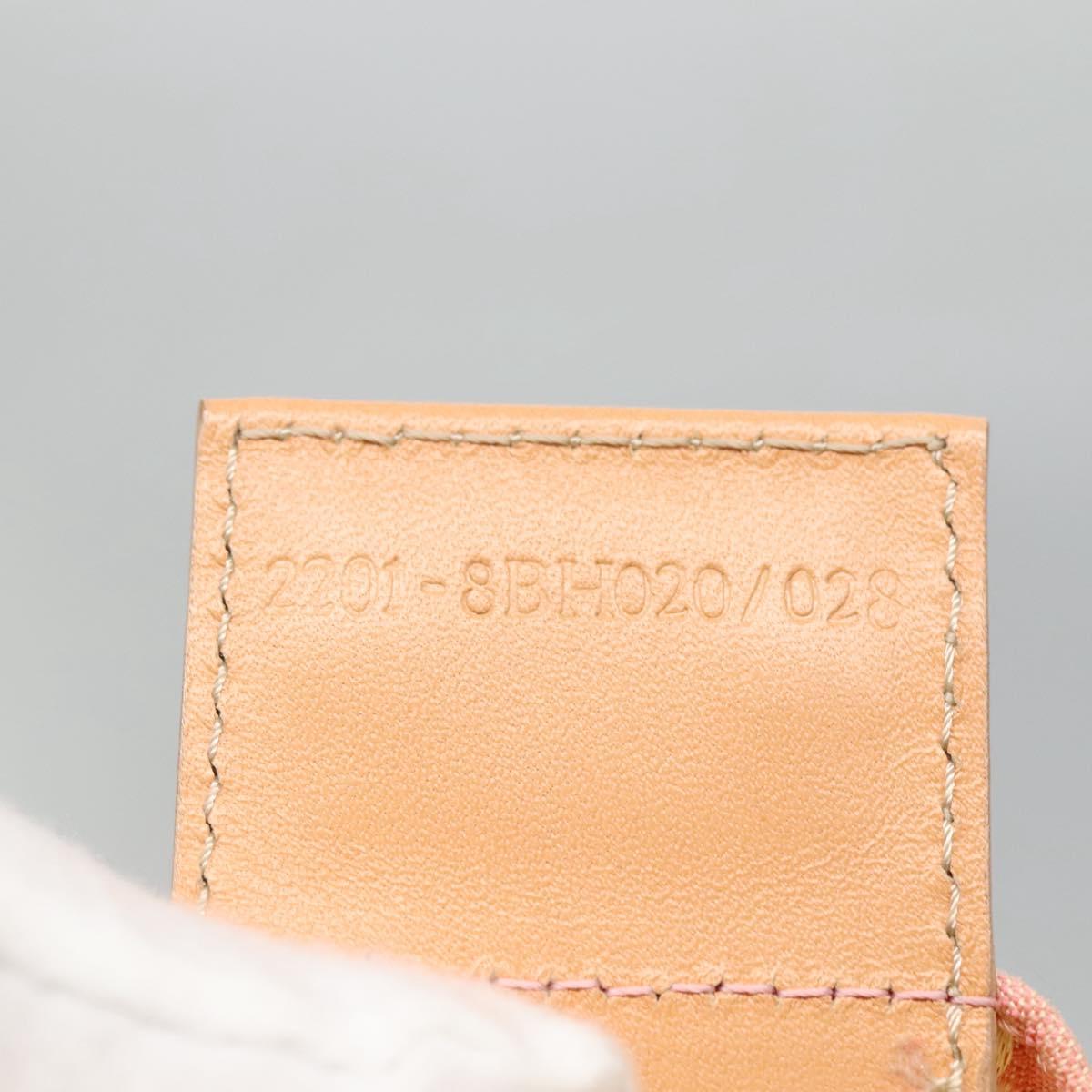 FENDI Zucchino Canvas Tote Bag Pink 115728