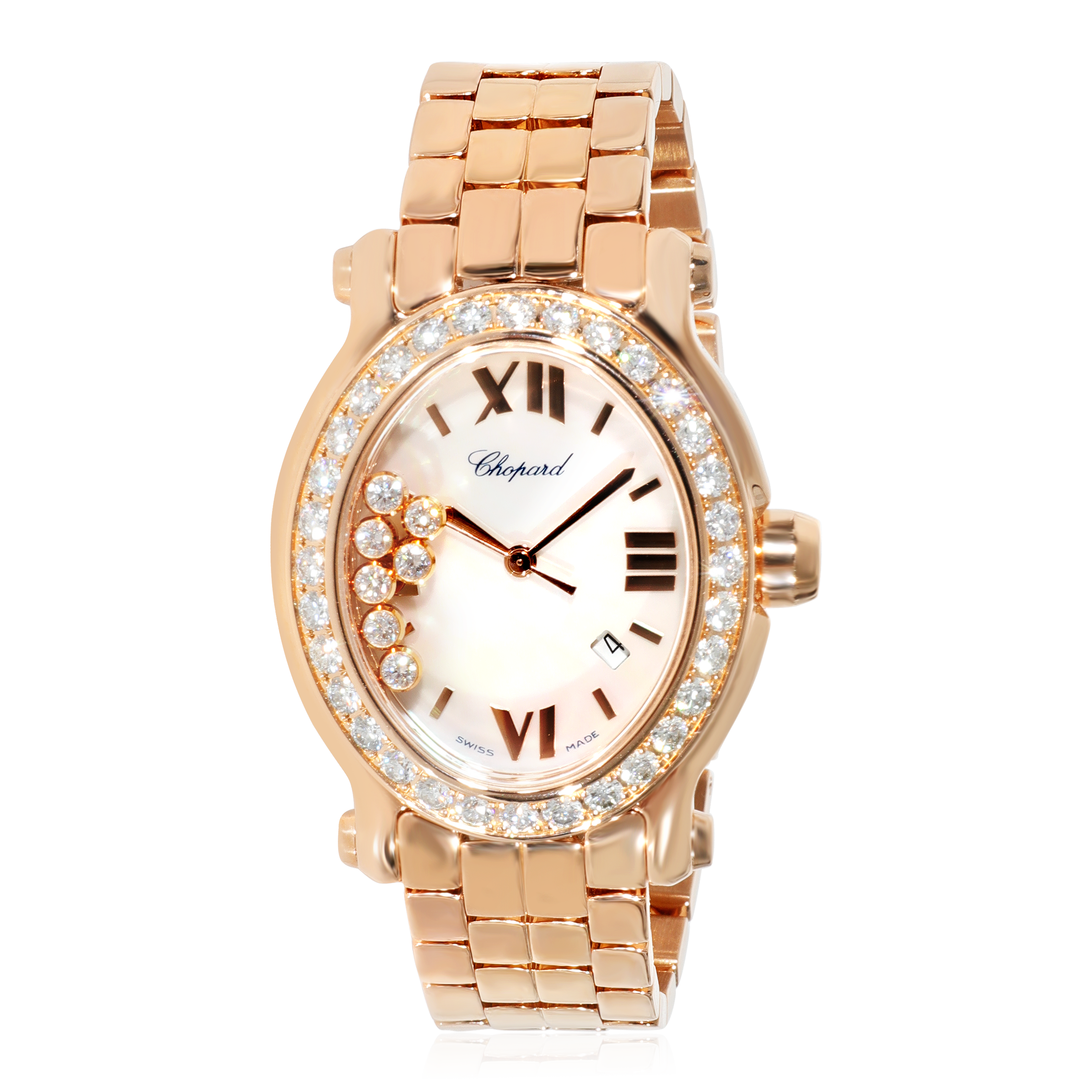 CHOPARD Happy Sport 275350-5004 Women's Watch in 18kt Rose Gold