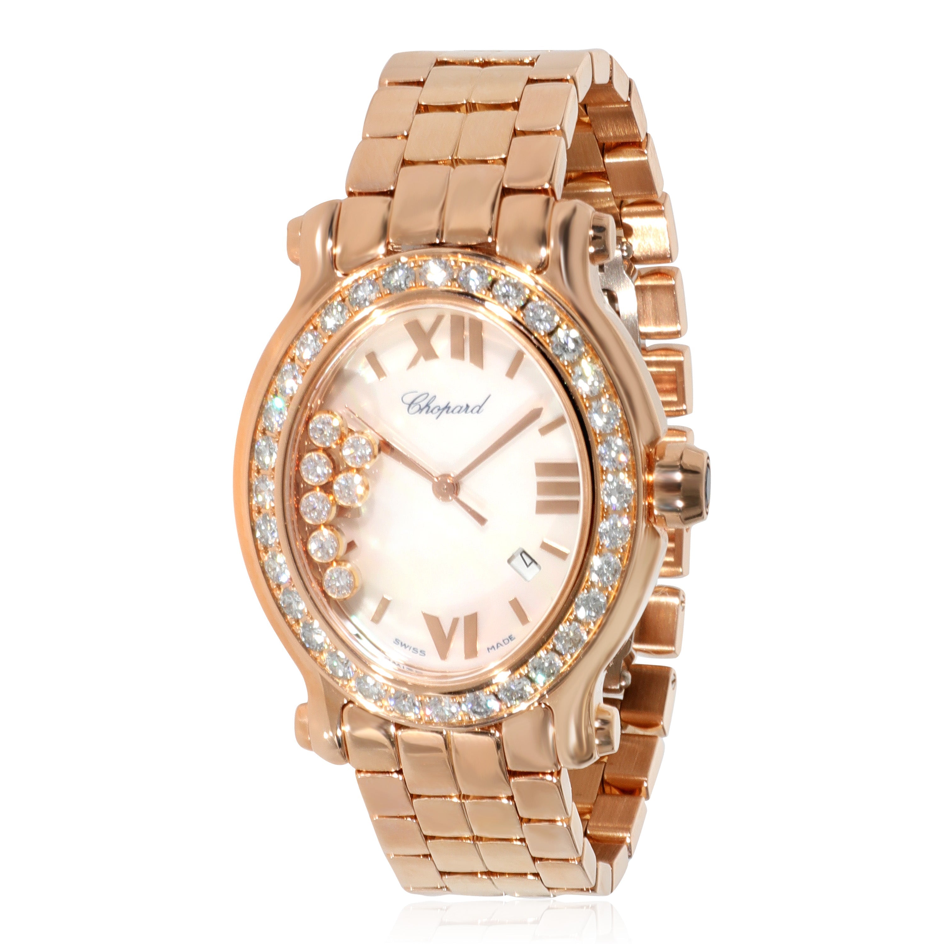 CHOPARD Happy Sport 275350-5004 Women's Watch in 18kt Rose Gold