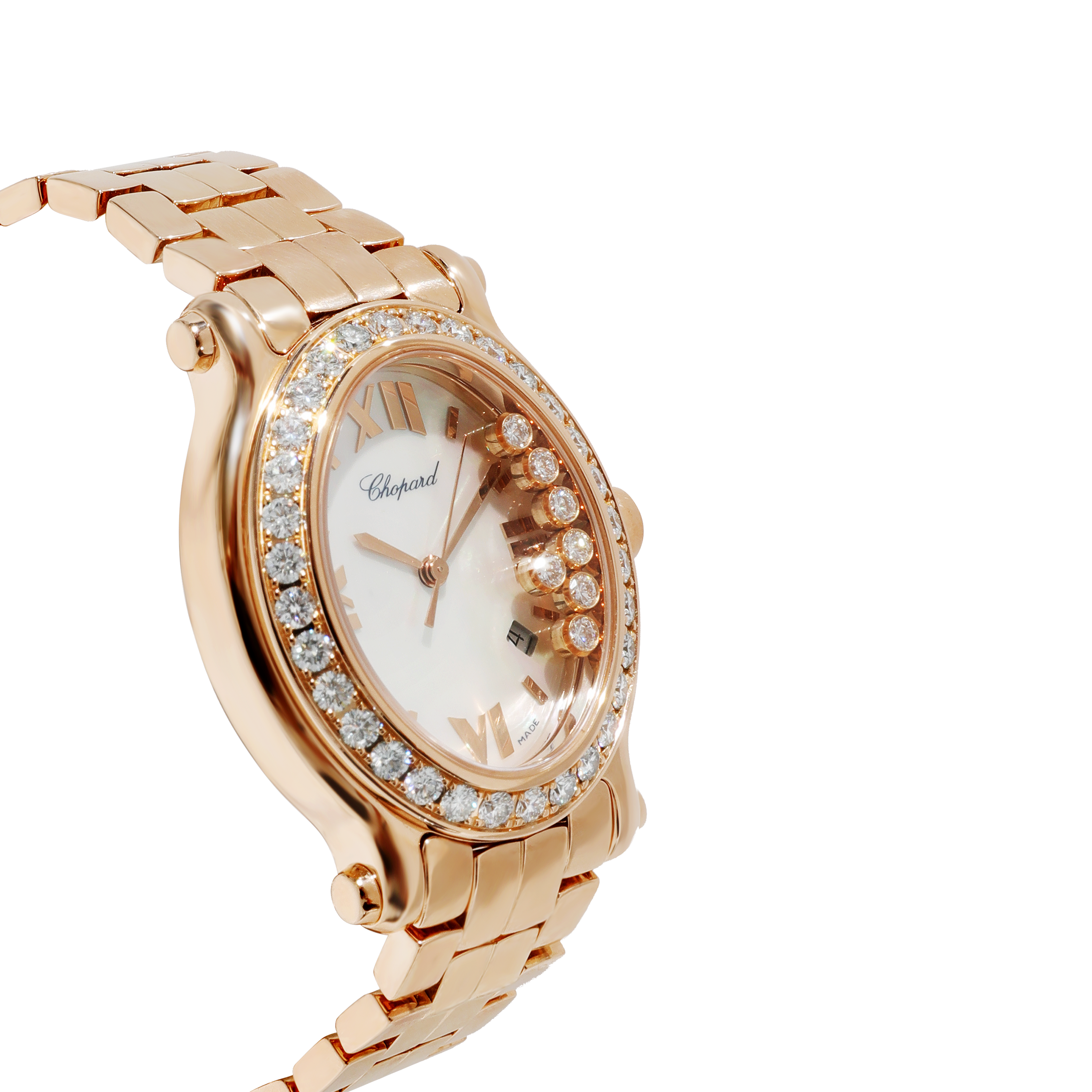 CHOPARD Happy Sport 275350-5004 Women's Watch in 18kt Rose Gold