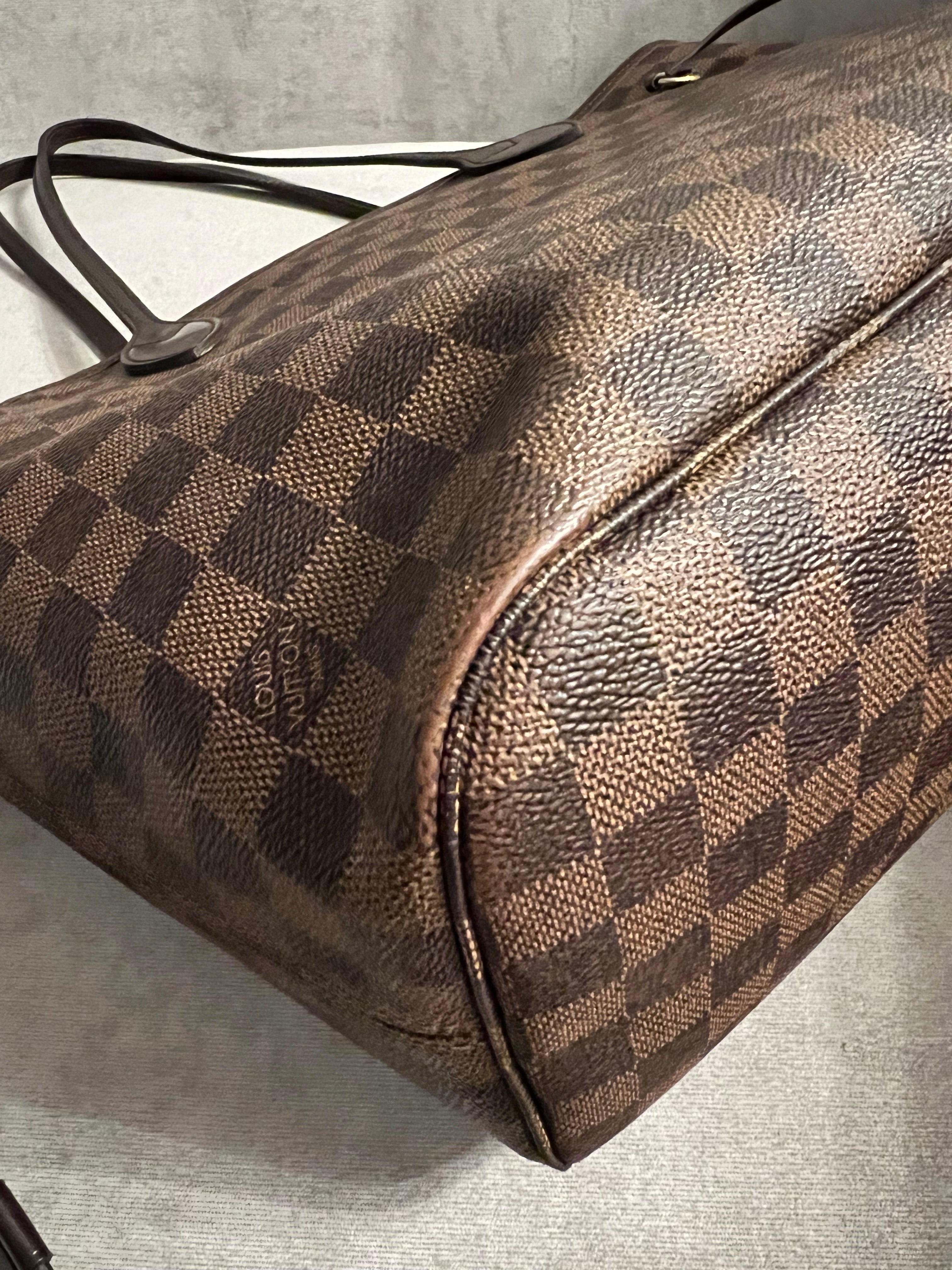 Louis Vuitton Neverfull MM Damier Ebene Cherry Interior (RRP £1,410)