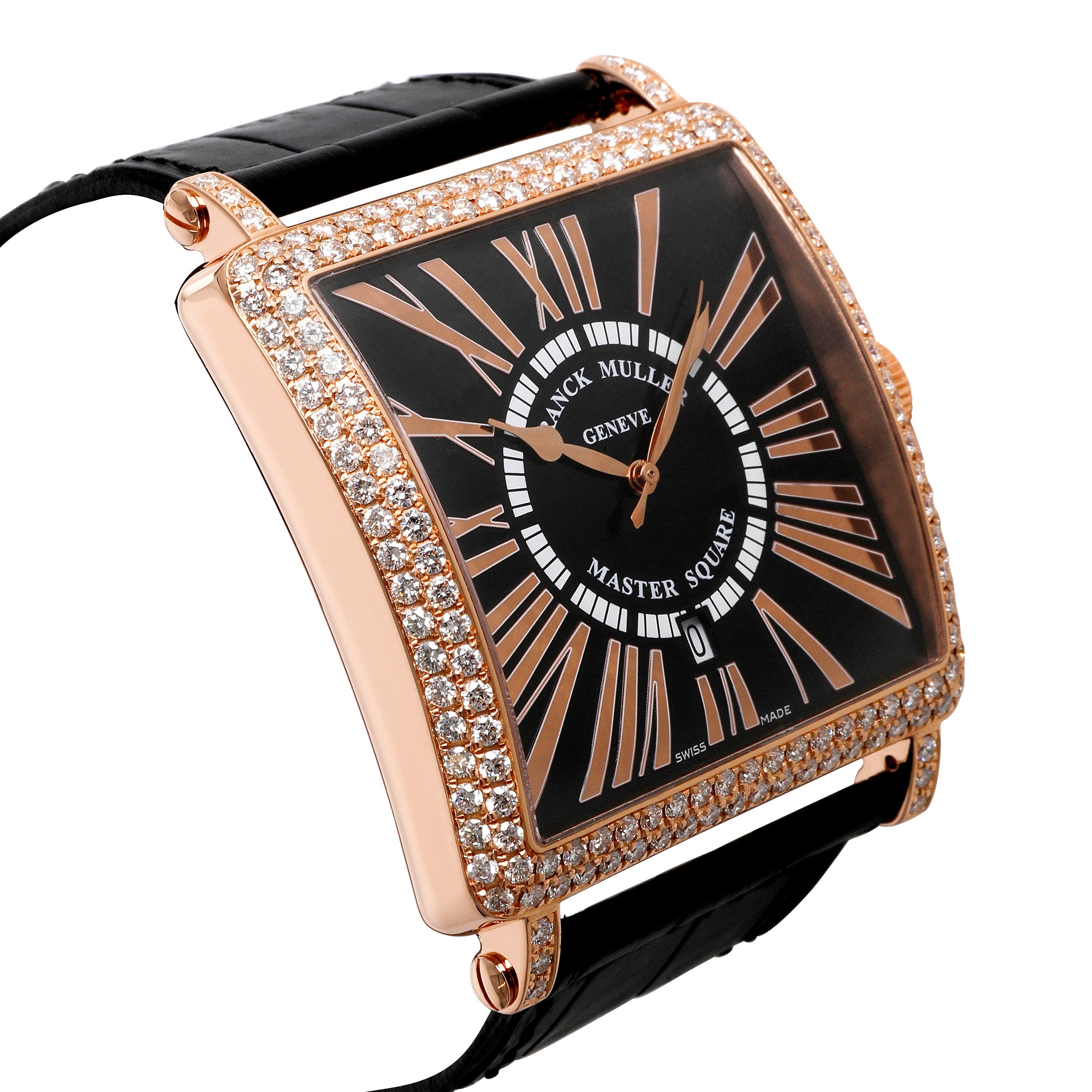 FRANCK MULLER Master Square 6000K SC DT D Men's Watch in 18kt Rose Gold